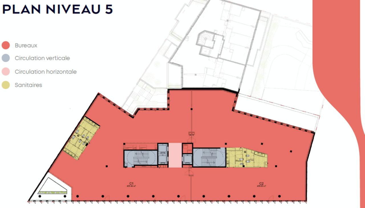 Bureau Paris 4200m² Location bureau Paris OLBUR2100333 18